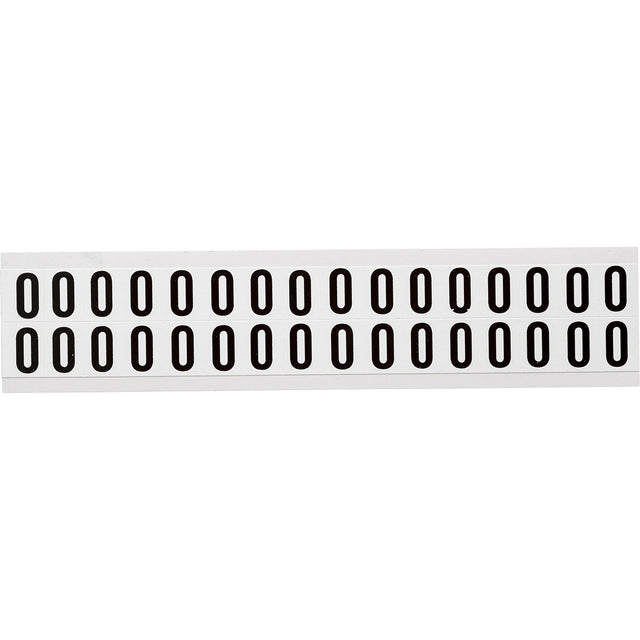 Zahlen & Buchstaben B-499 (Nylongewebe) - O - Großbuchstaben , 19 x 14 mm