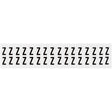 Zahlen & Buchstaben, B-499 (Nylongewebe), Weiß - Z , 19 x 14 mm