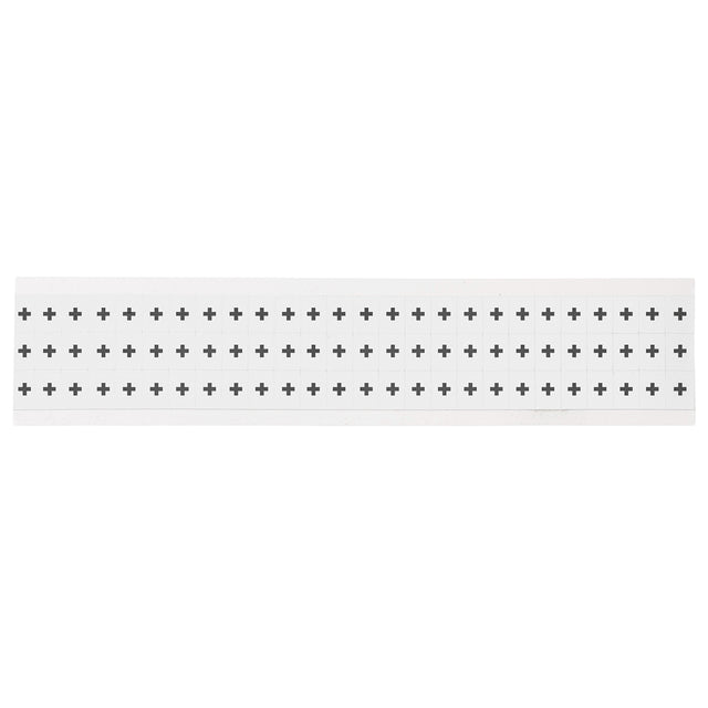 Zahlen & Buchstaben, B-499 (Nylongewebe), Weiß - (+), 12,7 x 9,5 mm