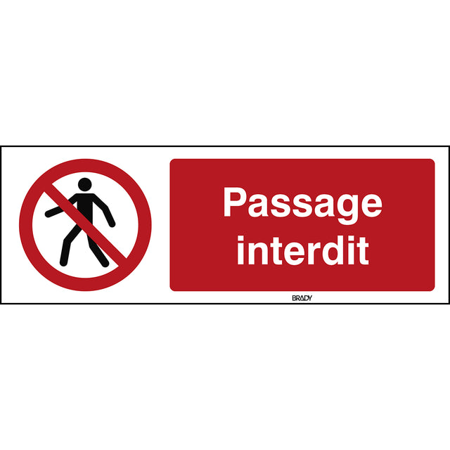 Für Fußgänger verboten – ISO 7010