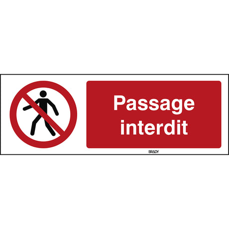 Für Fußgänger verboten – ISO 7010