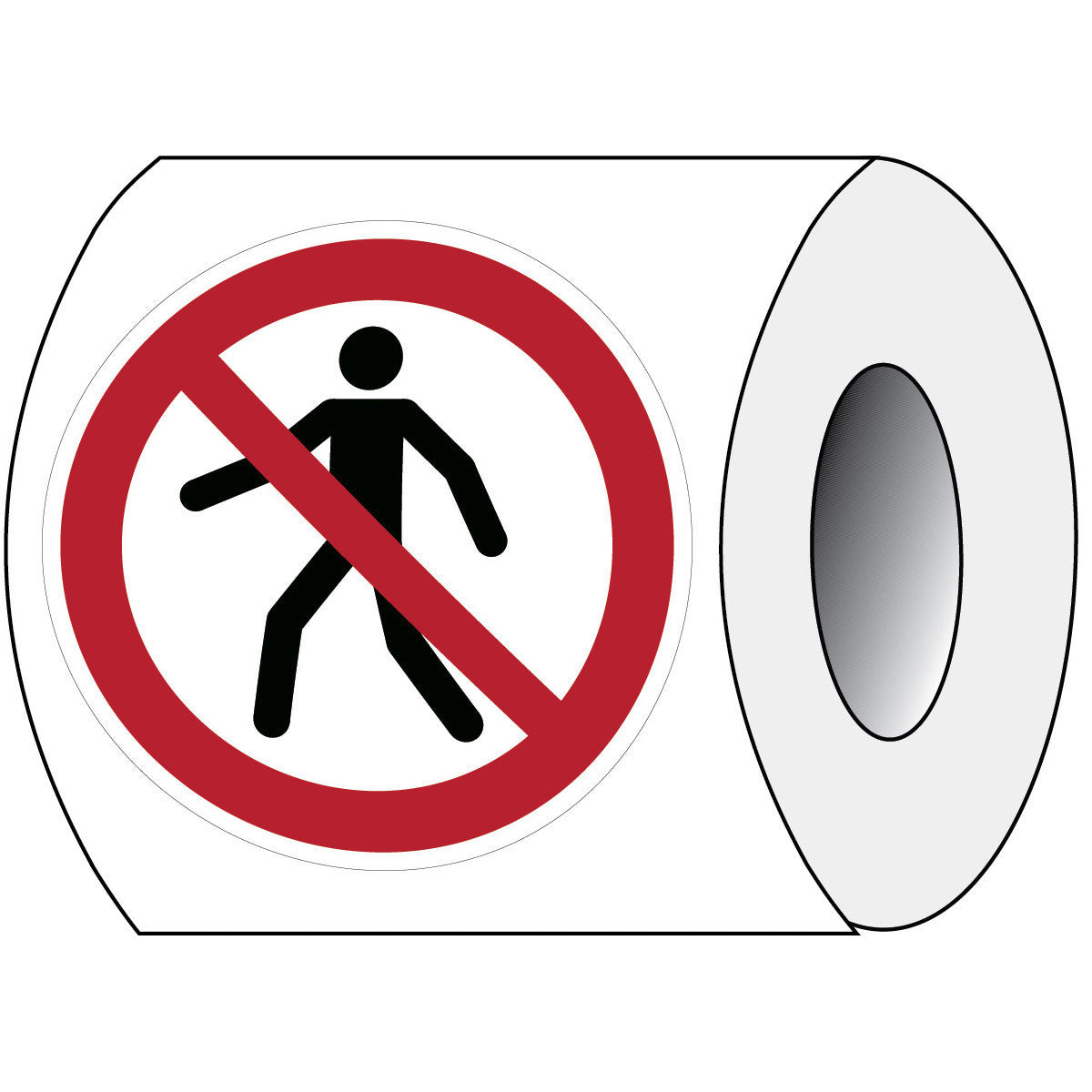 ISO safety sign - No entry for pedestrians
