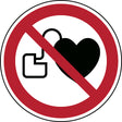Verbot für Personen mit Herzschrittmacher – ISO 7010