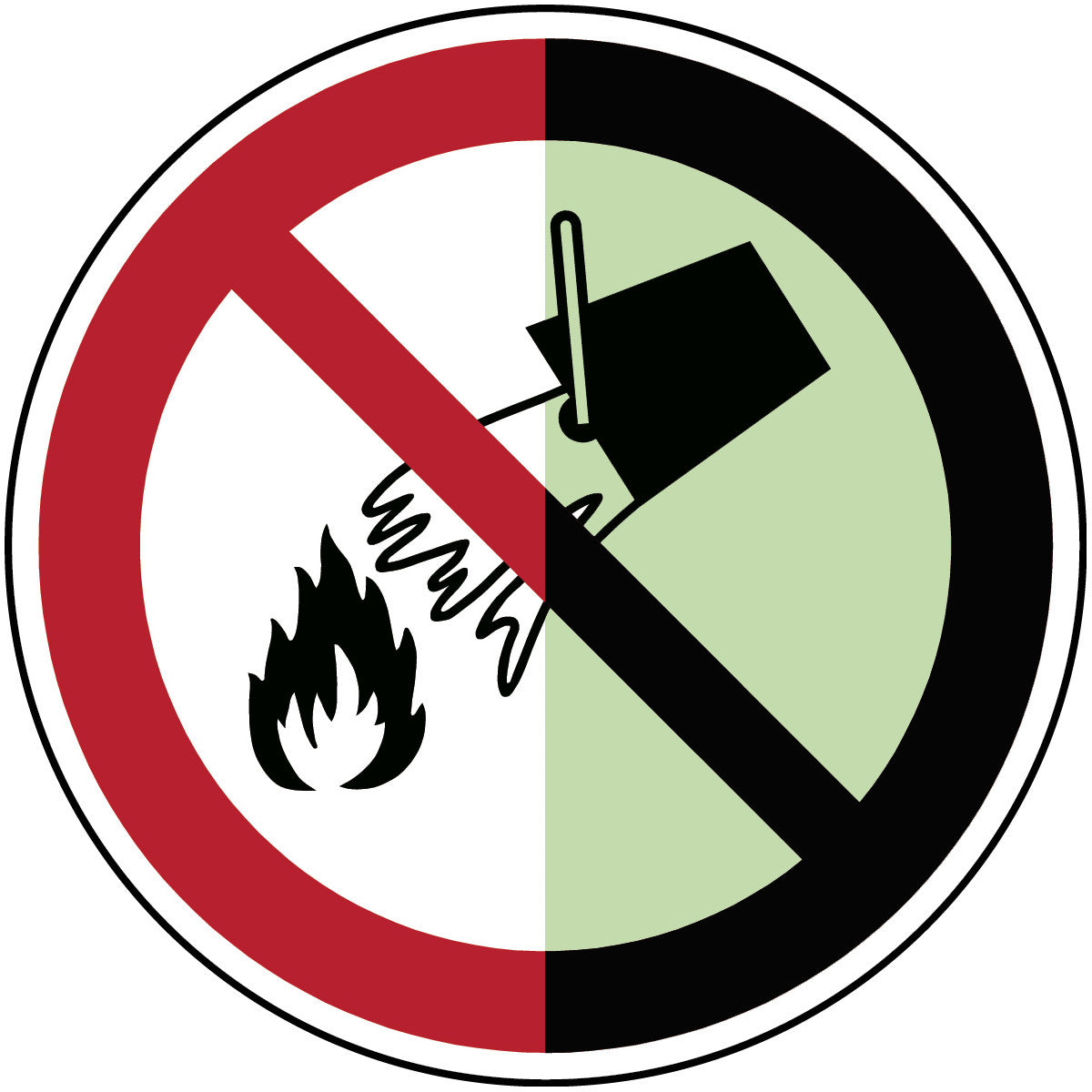 Photoluminescent safety signs