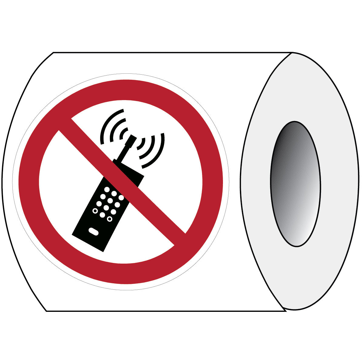 ISO safety marking - mobile communications prohibited