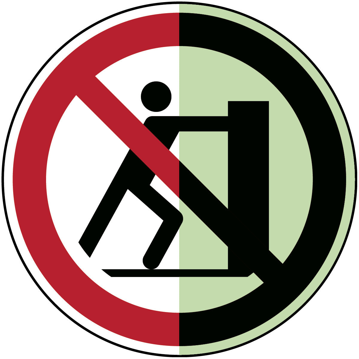 Photoluminescent safety signs