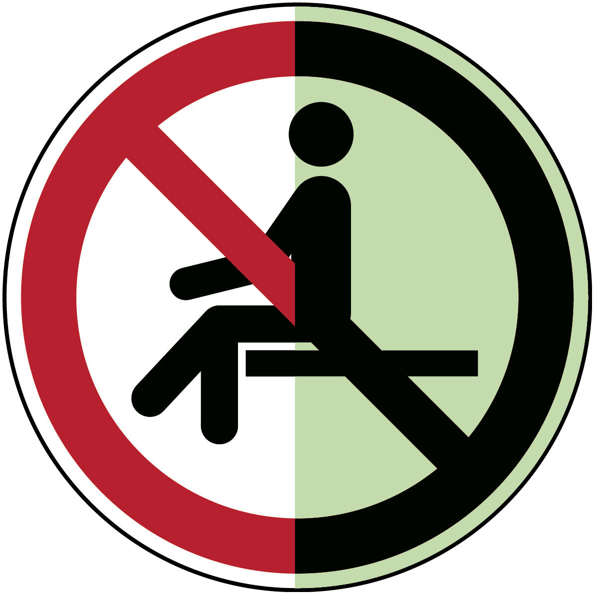 Photoluminescent safety signs