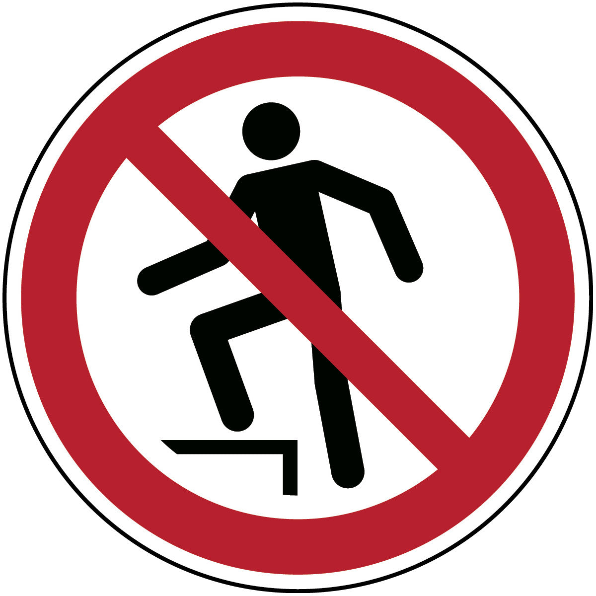ISO safety sign - No entry