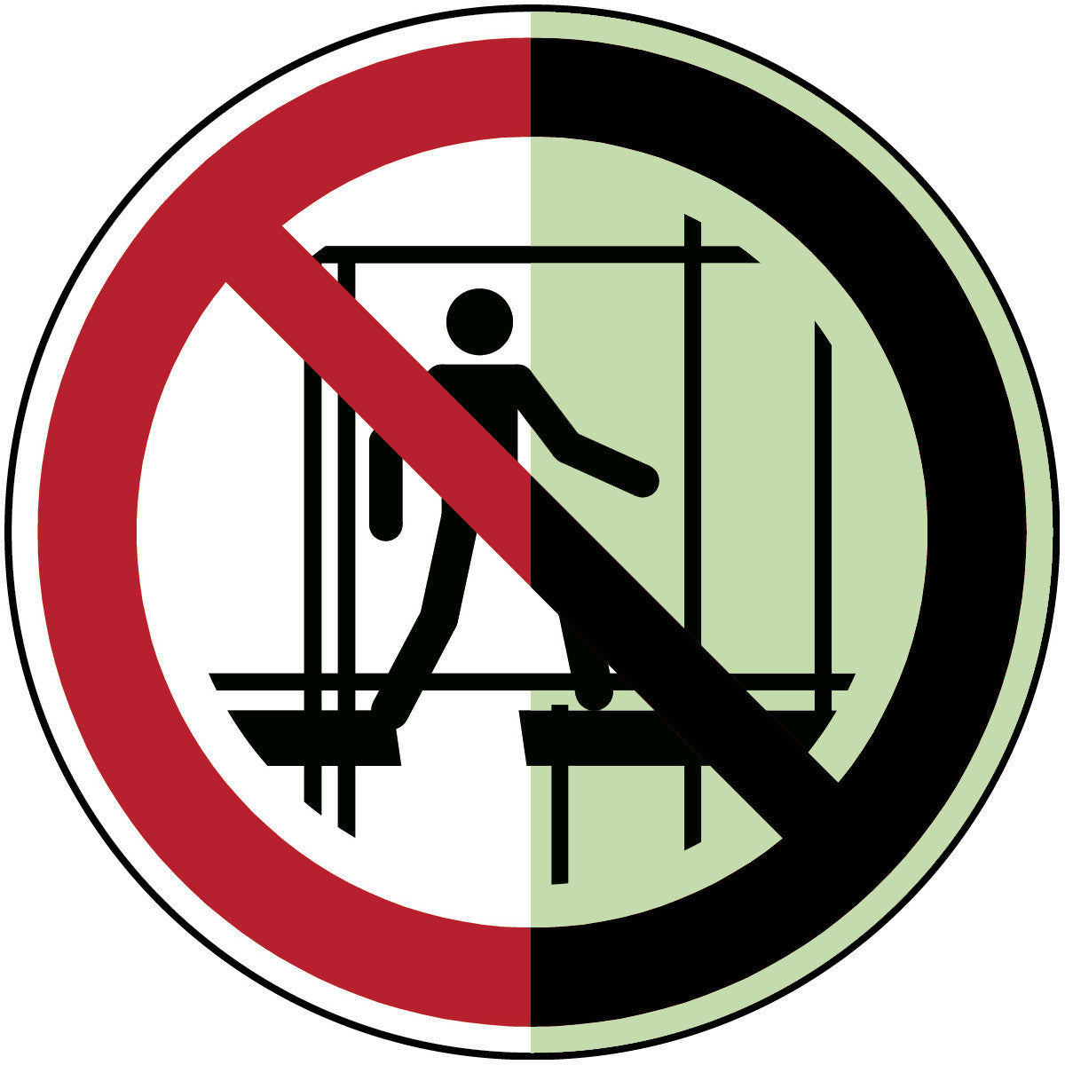 Photoluminescent safety signs