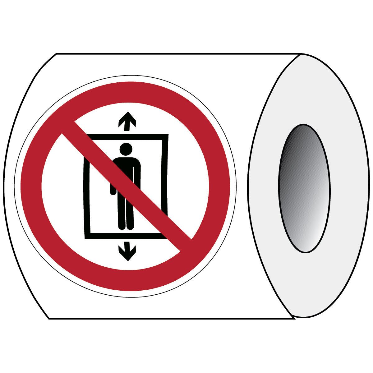 ISO safety sign - no passenger transport