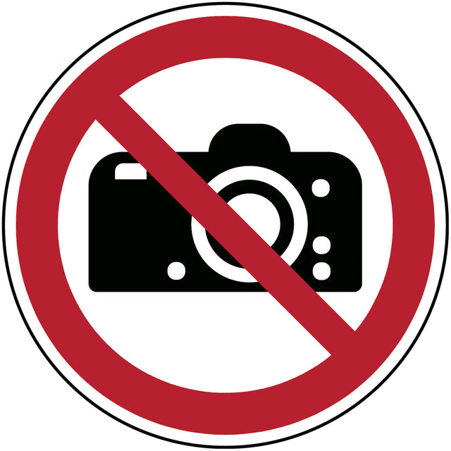 ISO Sicherheitskennzeichnung - Fotografieren verboten