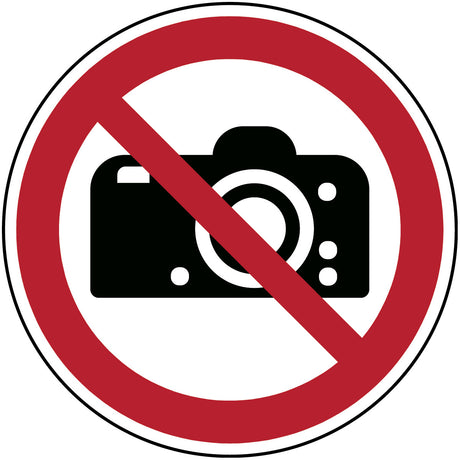 ISO Sicherheitskennzeichnung - Fotografieren verboten