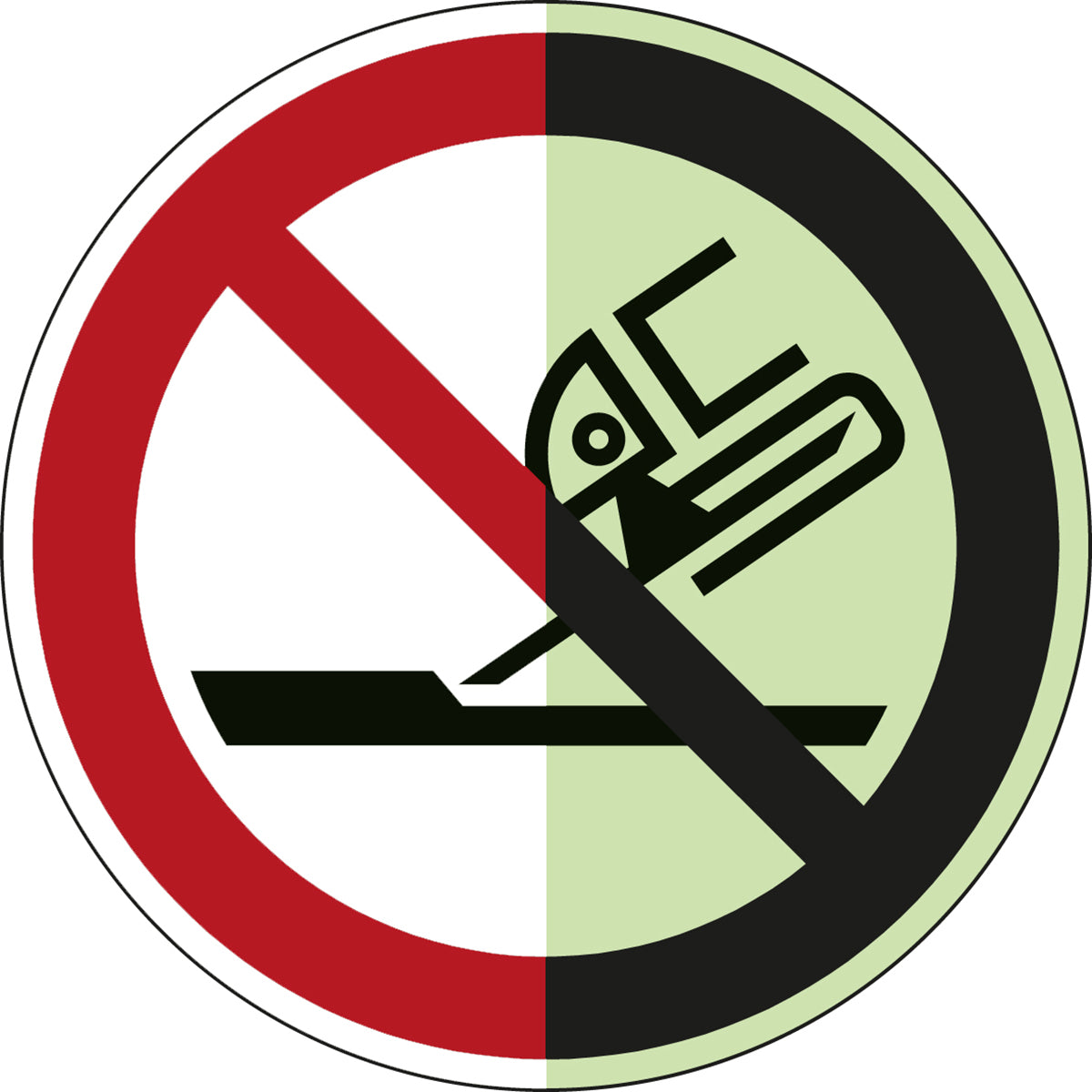 Photoluminescent safety signs