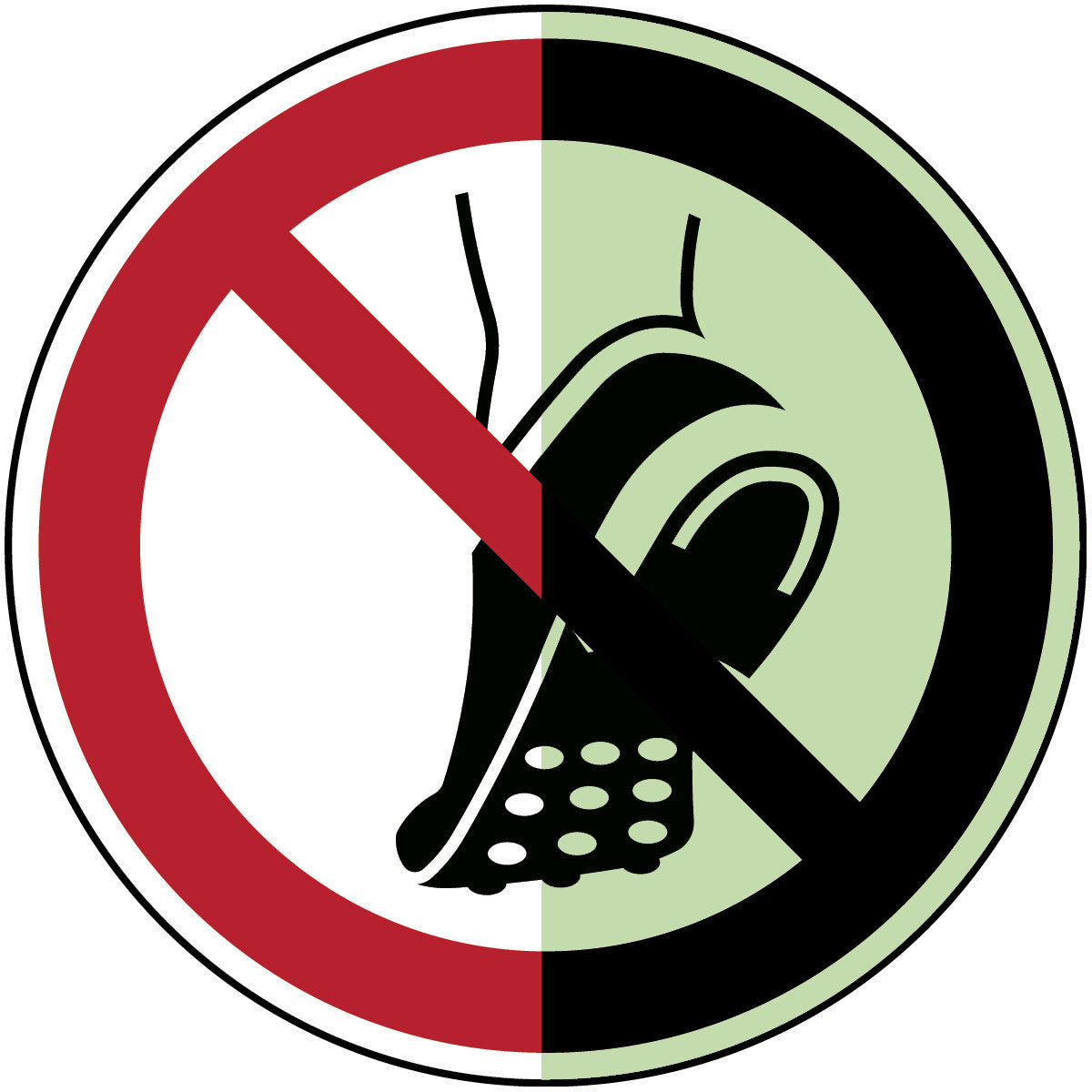 Photoluminescent safety signs