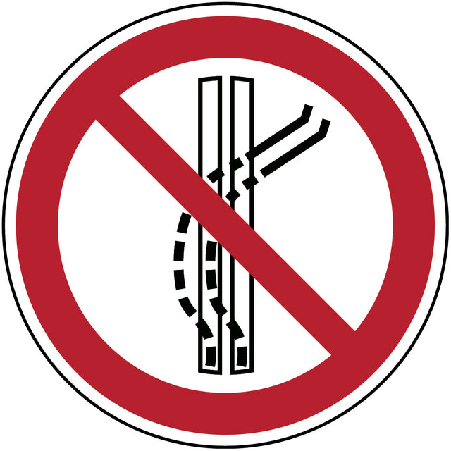 Schlepplift-Loipe nicht verlassen – ISO 7010