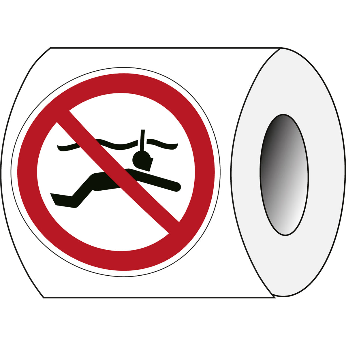 ISO Sicherheitskennzeichnung - Schnorcheln verboten