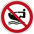 ISO Sicherheitskennzeichnung - Keine persönlichen Wasserfahrzeuge