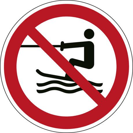 ISO Sicherheitskennzeichnung - Keine persönlichen Wasserfahrzeuge