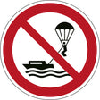 ISO Sicherheitskennzeichnung - Parasailing verboten