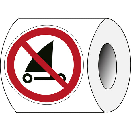 ISO Sicherheitskennzeichnung - Strandsegeln verboten