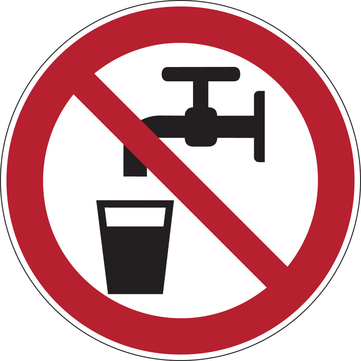 Mini pictograms - No drinking water