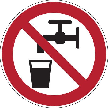 Verbotsschilder - Kein Trinkwasser