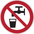 Verbotsschilder - Kein Trinkwasser