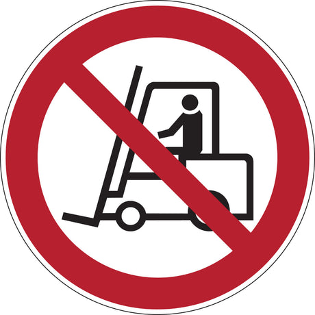 Antirutsch-Bodenmarkierer - Verbotsschilder