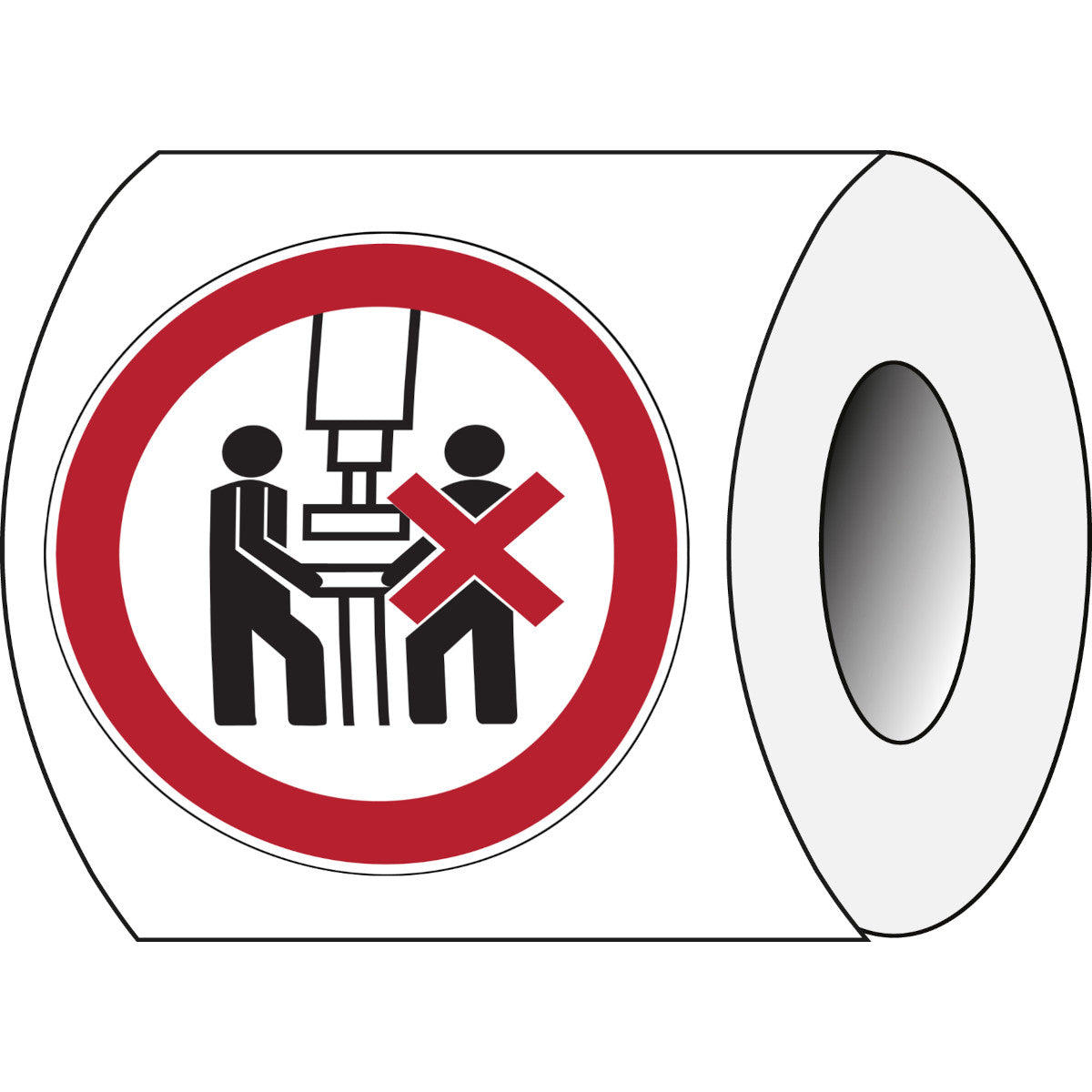 Sicherheitsetiketten auf Rolle - Verbotsschilder