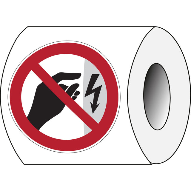 Sicherheitsetiketten auf Rolle - Verbotsschilder