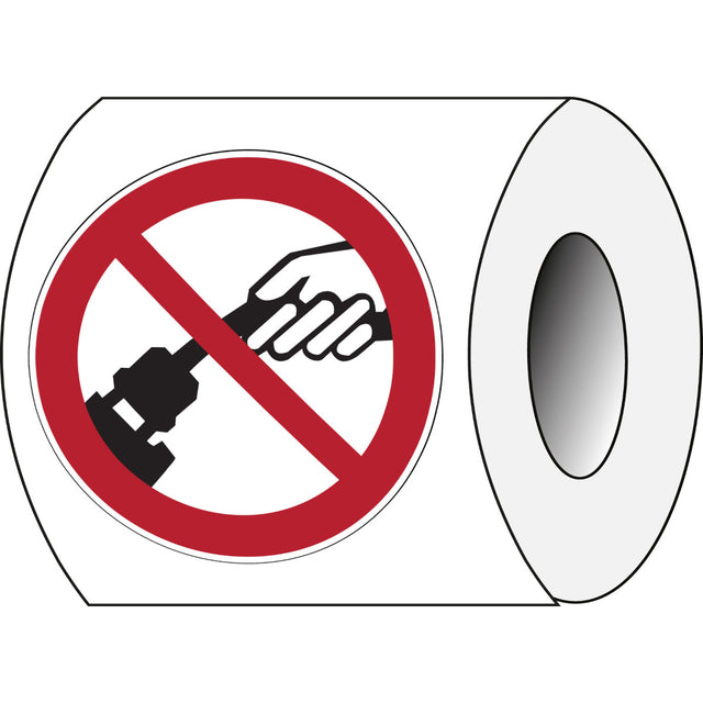 Sicherheitsetiketten auf Rolle - Verbotsschilder