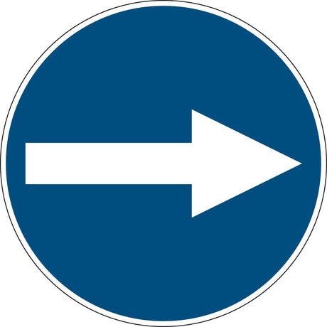 Gebotsschilder - Richtungshinweis