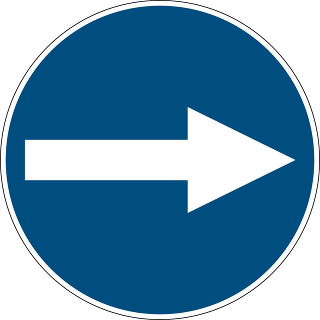 Gebotsschilder - Richtungshinweis