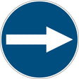 Antirutsch-Bodenmarkierer - Gebotsschilder