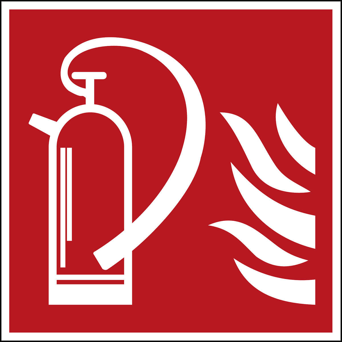 Marquage de sécurité incendie : Extincteur