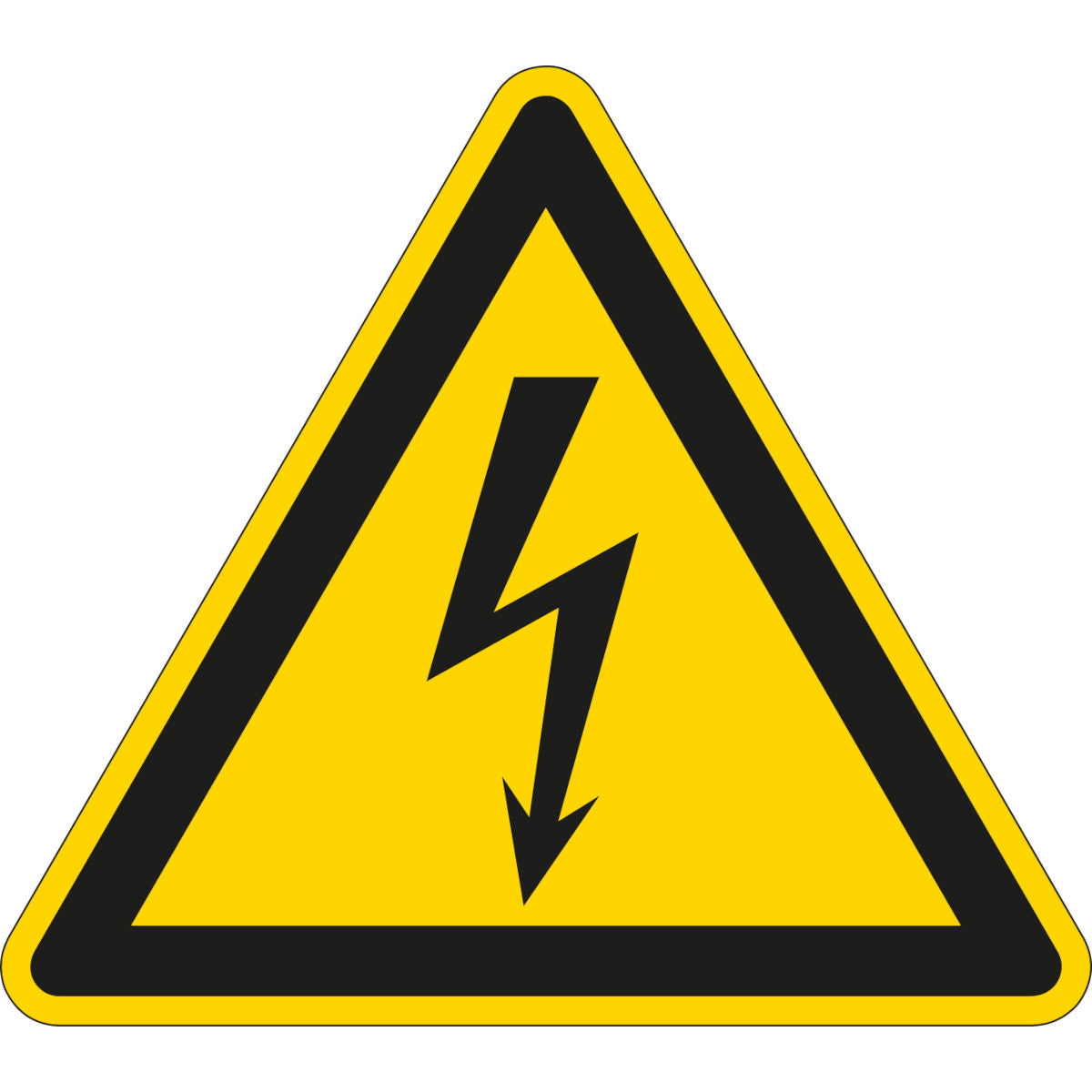 Antirutsch-Bodenmarkierer - Warnung vor gefährlicher elektrischer Spannung
