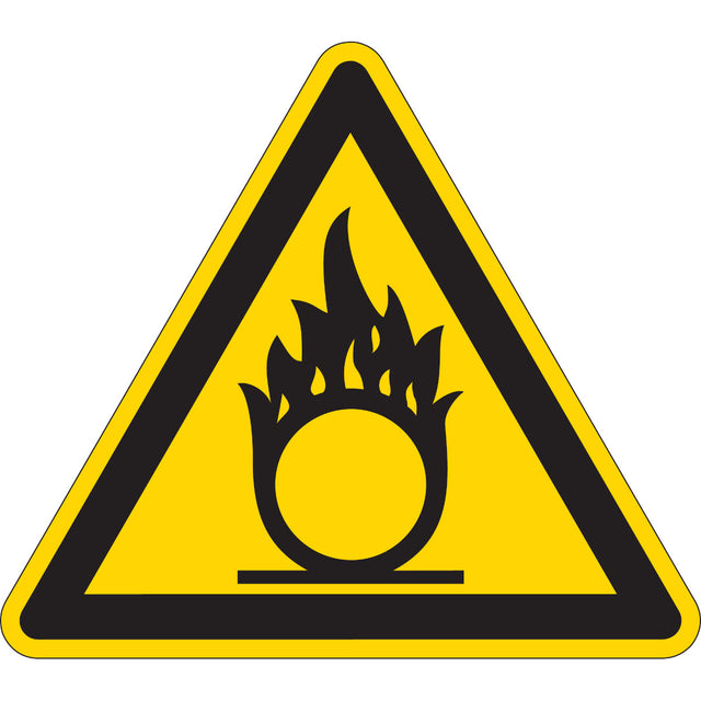 Warnschilder - Warnung vor brandfördernden Stoffen