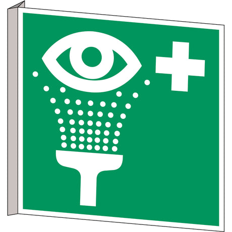 Fahnen- und Winkelschilder - Augenspüleinrichtung