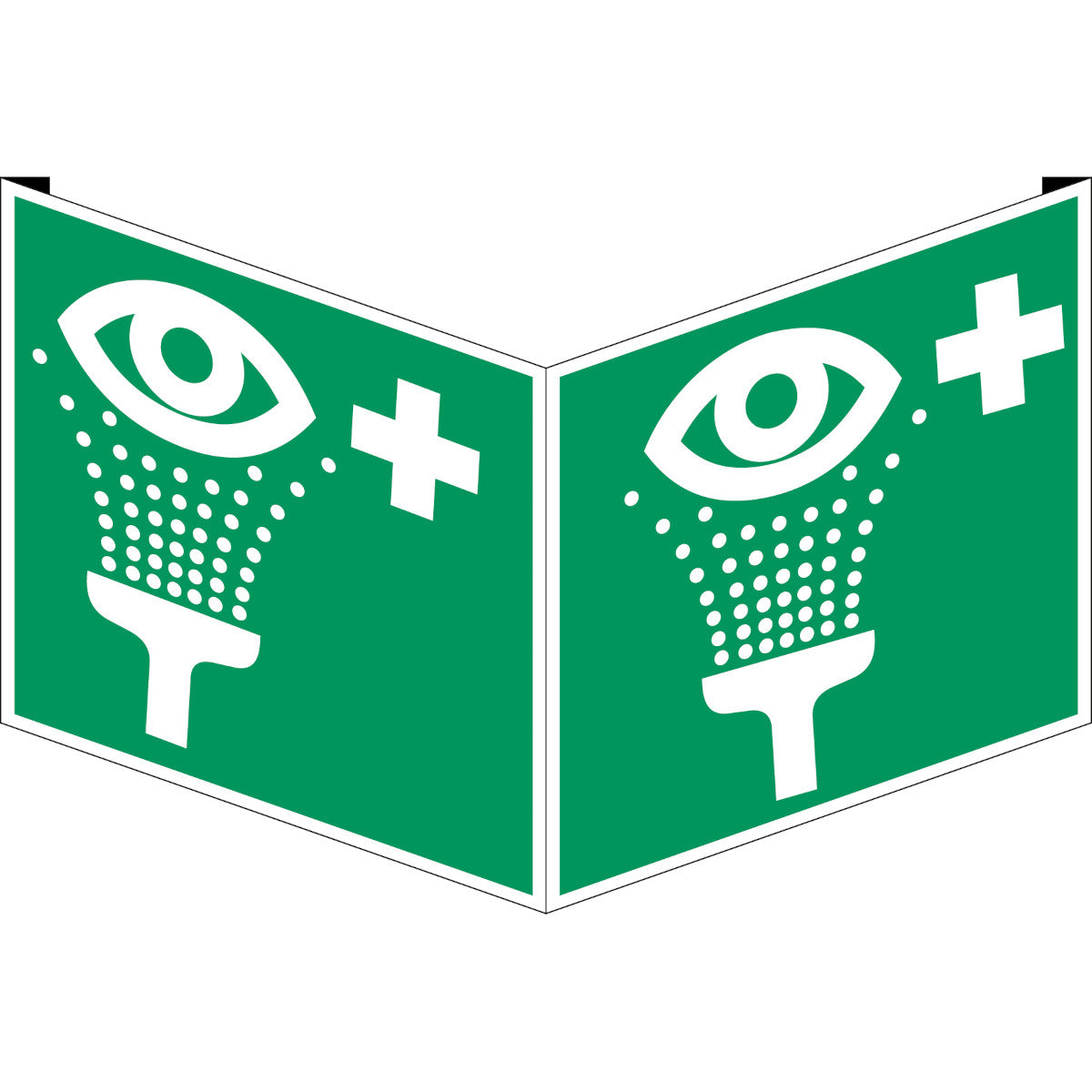 Fahnen- und Winkelschilder - Augenspüleinrichtung