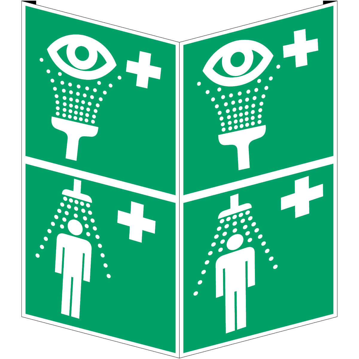 Fahnen- und Winkelschilder - Augenspüleinrichtung/Notdusche