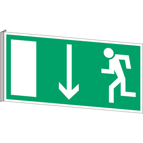 Fahnen- und Winkelschilder - Notausgang