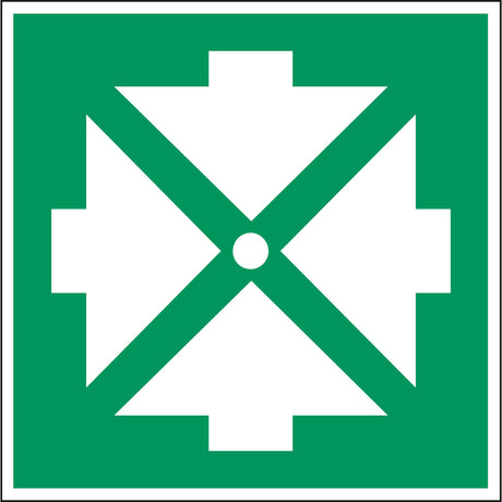 Fluchtwegkennzeichnung - Sammelstelle