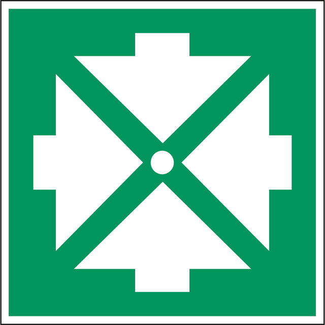 Fluchtwegkennzeichnung - Sammelstelle