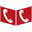 Fahnen- und Winkelschilder - Brandmeldetelefon