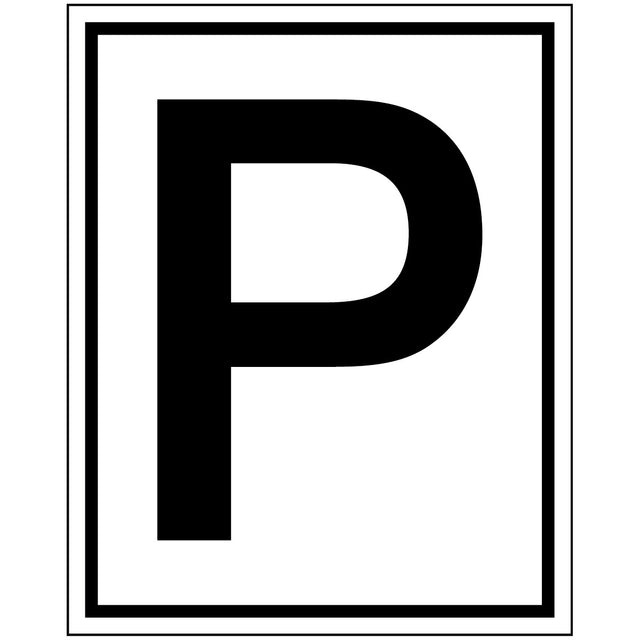 Hinweisschilder - Parkplatz