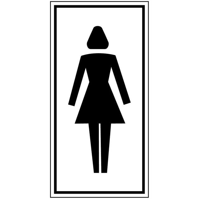 Hinweisschilder - Toilette für Damen