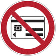 Verbotsschilder - Mitführen von magnetischen oder elektronischenDatenträgern verboten
