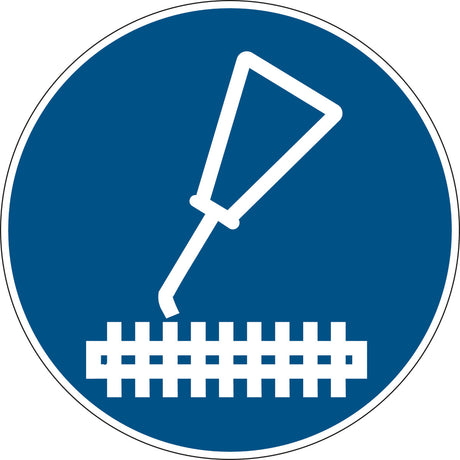 Gebotsschilder - Schneidwerk ölen