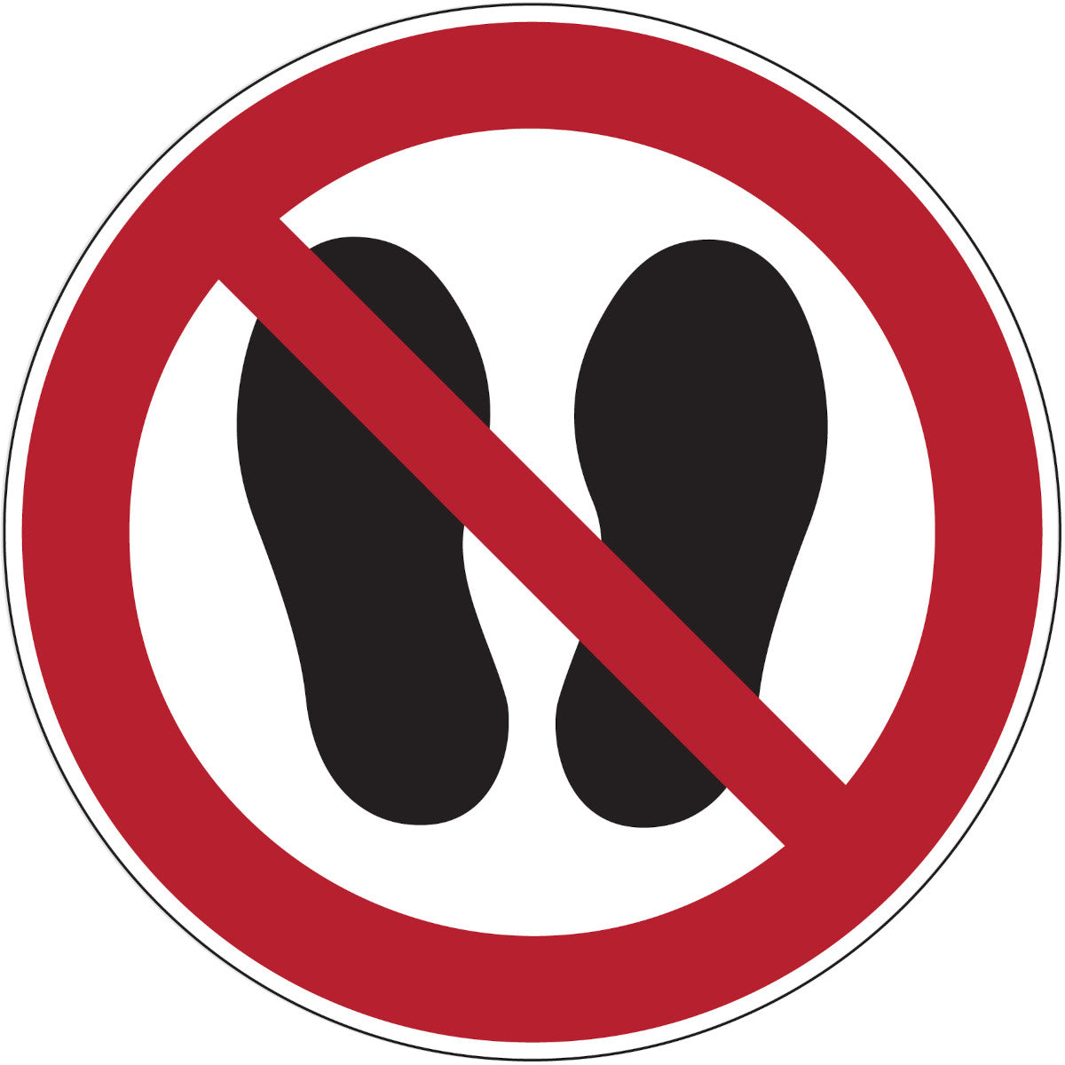 Mini pictograms - Entry to the area prohibited