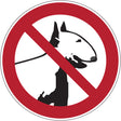 Verbotsschilder - Kampfhunde verboten